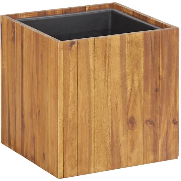 Korotettu kukkalaatikko 33,5x33,5x33,5 cm täysi akaasiapuu_1