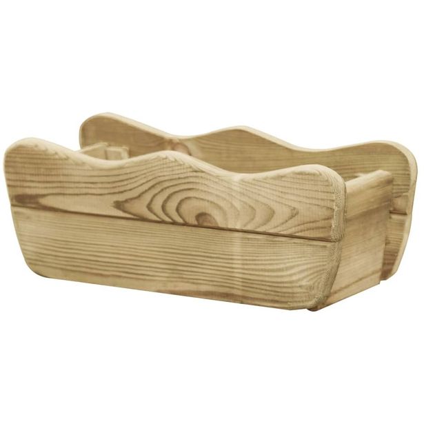 Korotettu kukkalaatikko 50x18x18 cm kyllästetty mänty_1