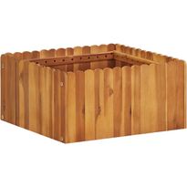 Kukkalaatikko 50x50x25 cm täysi akaasiapuu