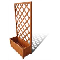 Kukkalaatikko säleiköllä 70 x 30 x 135 cm