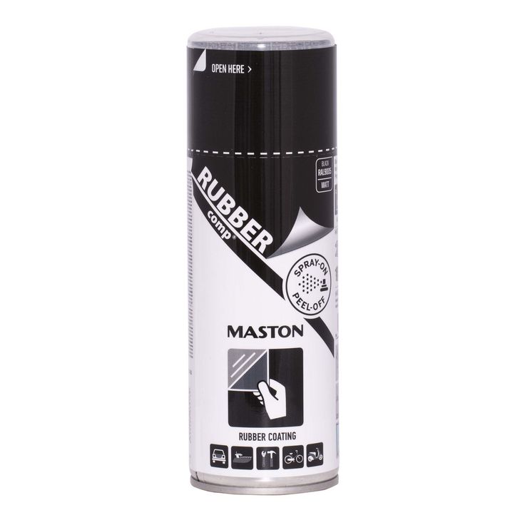 Kumimaalispray Maston RUBBERcomp Matta, 400ml, eri värejä