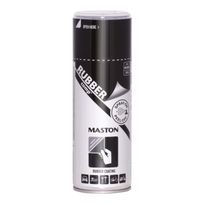 Kumimaalispray Maston RUBBERcomp Puolikiiltävä musta, 400ml