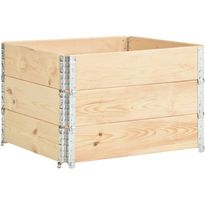 Kuormalavan reunukset 3 kpl 100x100 cm täysi mänty