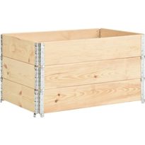 Kuormalavan reunukset 3 kpl 50x100 cm täysi mänty