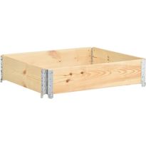 Kuormalavan reunus 100x100 cm täysi mänty