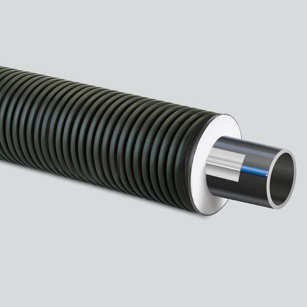 Kylmävesijohto RauHeat PexFlex Blue 50/125 lämmityskaapelilla