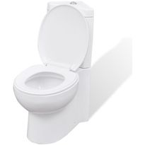 Kylpyhuoneen Nurkkaan Asennettava WC Keraaminen Valkoinen