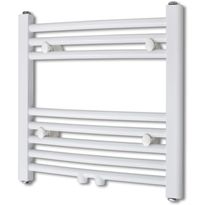 Kylpyhuoneen keskuslämmitys pyyheteline kaareva 480x480mm