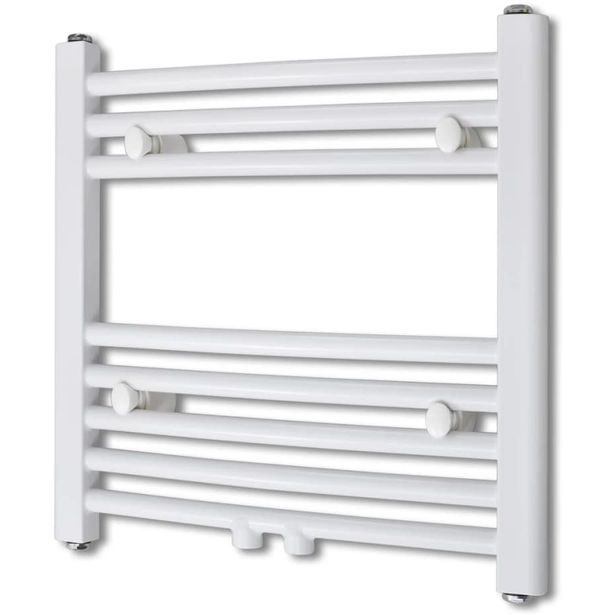 Kylpyhuoneen keskuslämmitys pyyheteline kaareva 480x480mm_1