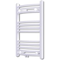 Kylpyhuoneen keskuslämmitys pyyheteline kaareva 500 x 764 mm