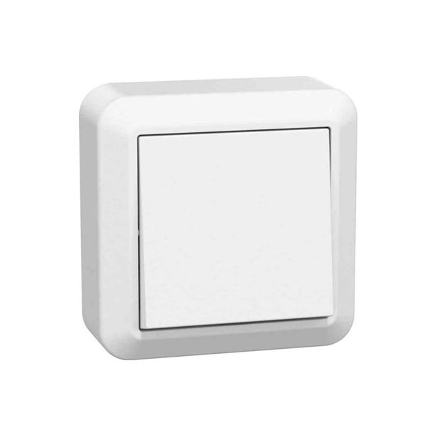 Kytkin Gelia Connect 2 Home 2 napainen pinta asennus 16A valkoinen