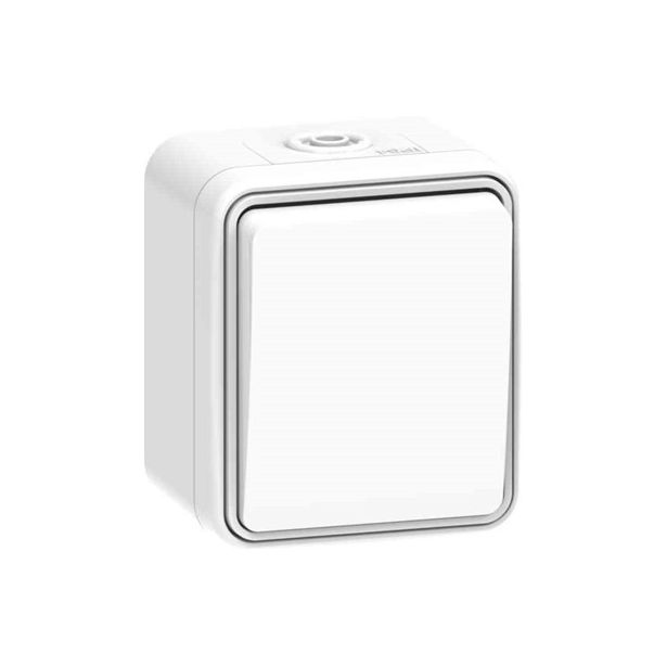 Kytkin Gelia Connect 2 Home 6 1 pinta asennus IP54 16A valkoinen