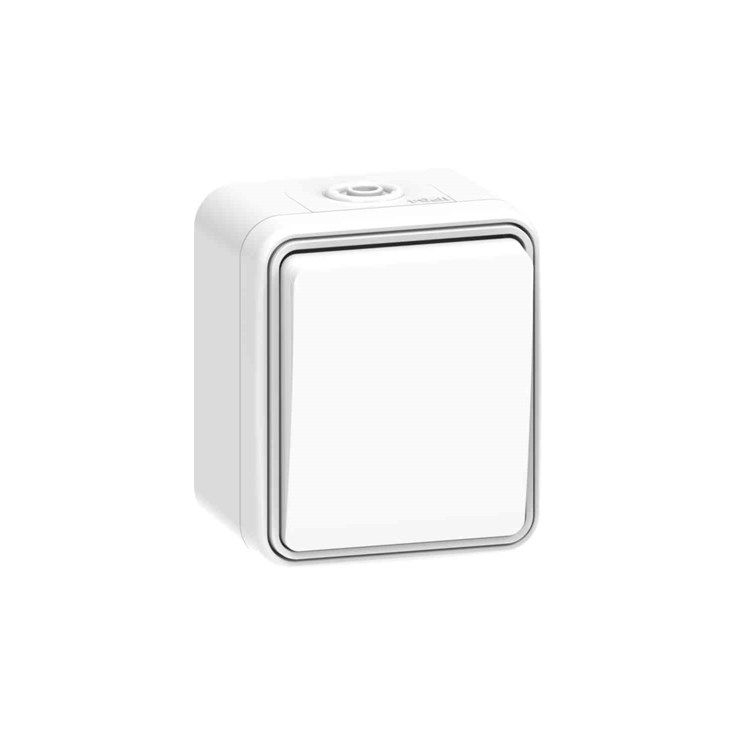 Kytkin Gelia Connect 2 Home 6 1 pinta asennus IP54 16A valkoinen