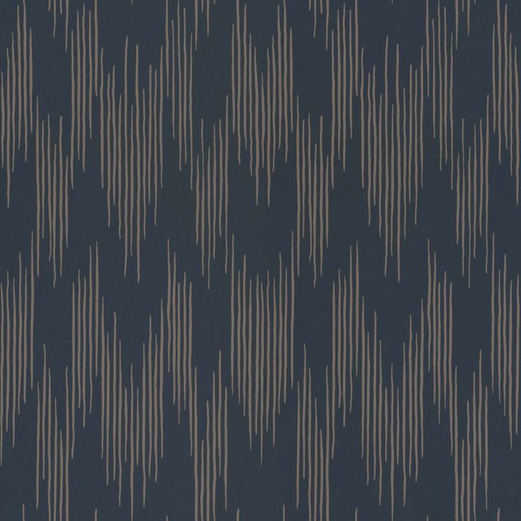 Tapetti Långelid/Von Brömssen Ikat, tummansininen