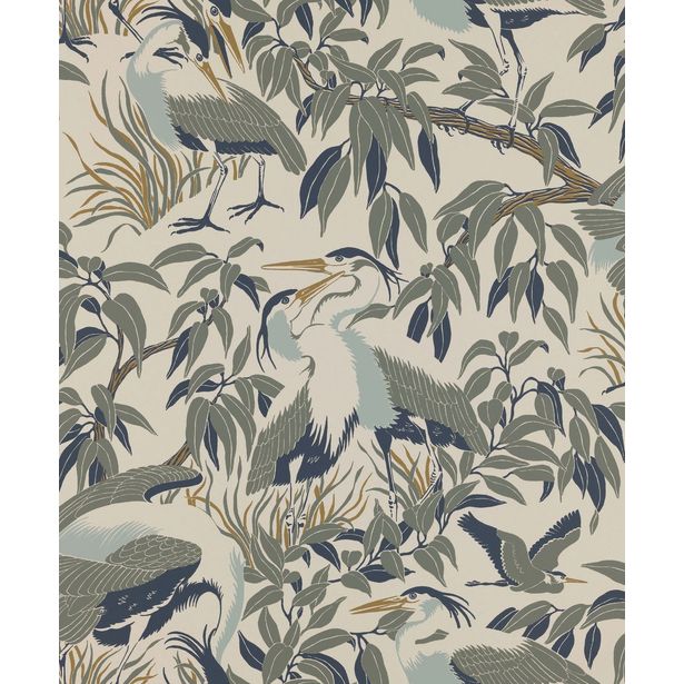 Tapetti Långelid/Von Brömssen Herons, maastonvihreä