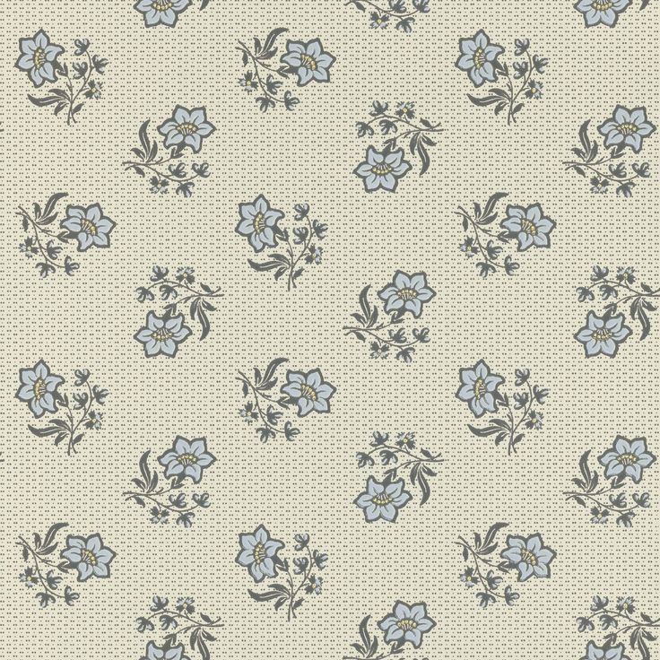 Tapetti Långelid/Von Brömssen Edelweiss, vaaleansininen