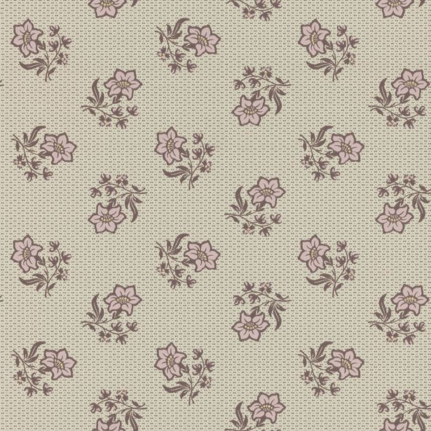 Tapetti Långelid/Von Brömssen Edelweiss, roosa