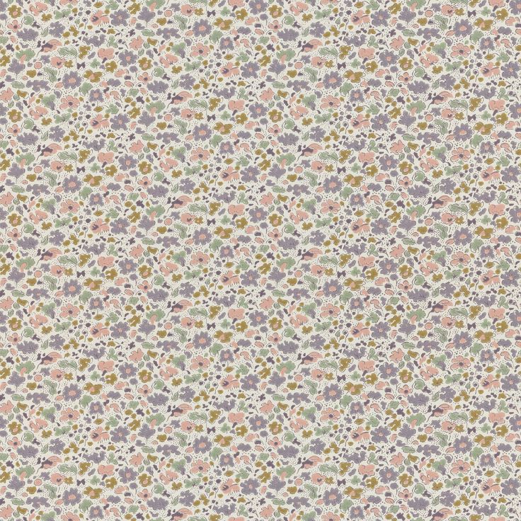 Tapetti Långelid/Von Brömssen Floral Dance, värikäs
