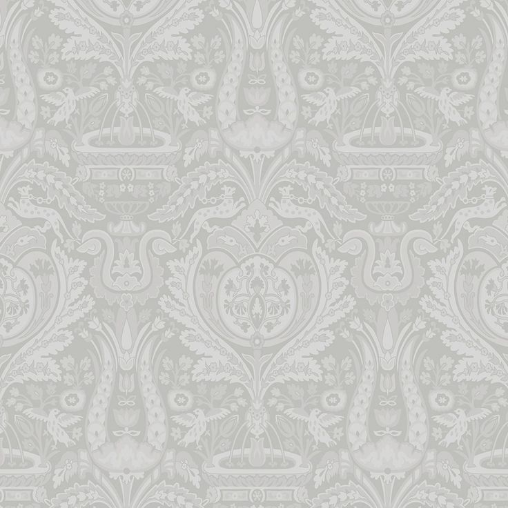 Tapetti Laura Ashley 113410 Heraldic Damask, Slate Grey