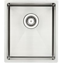 Keittiöallas Lavabo Kubus 340 Soft, 380x440mm, ruostumaton teräs 