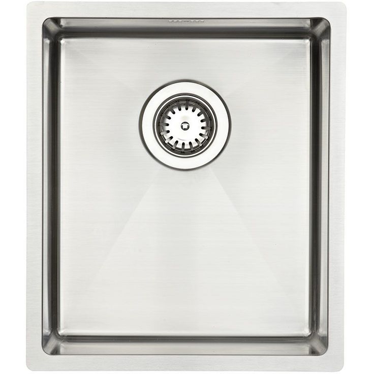 Keittiöallas Lavabo Kubus 340 Soft, 380x440mm, ruostumaton teräs 