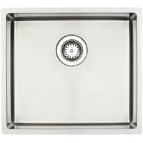 Keittiöallas Lavabo Kubus 450 Soft, 490x440mm, ruostumaton teräs 