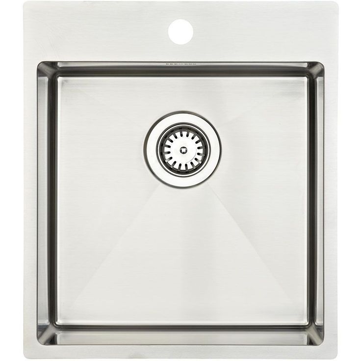 Keittiöallas Lavabo Kubus 440 Soft, 395x400mm, ruostumaton teräs 