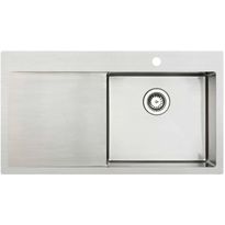 Keittiöallas Lavabo Kubus 900 R Soft, 900x500mm, ruostumaton teräs 