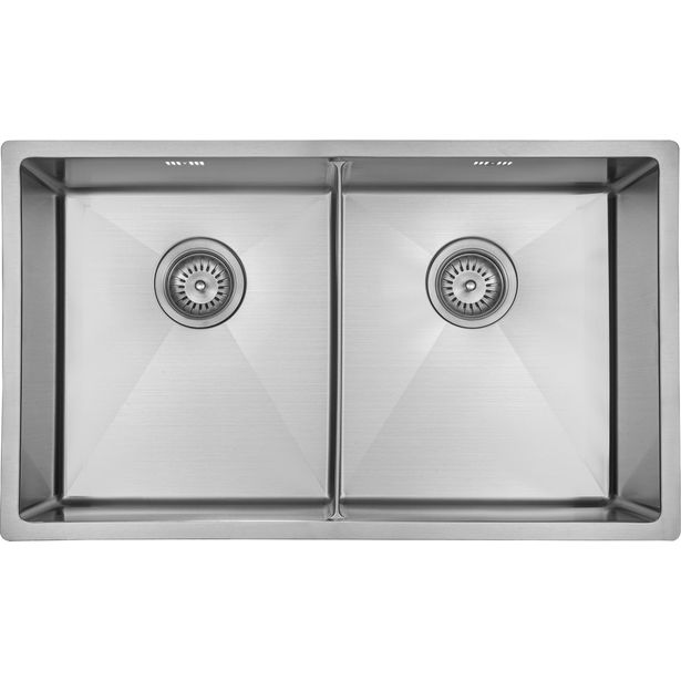 Keittiöallas Lavabo Kubus 740 Soft Slim, 740x440mm, ruostumaton teräs