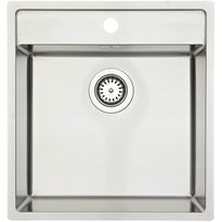 Keittiöallas Lavabo Nexus 50 BC, 510x480mm, ruostumaton teräs, 