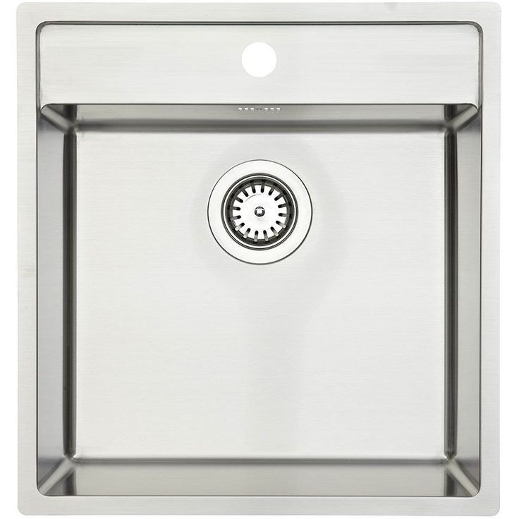 Keittiöallas Lavabo Nexus 50 BC, 510x480mm, ruostumaton teräs, 