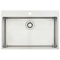 Keittiöallas Lavabo Kubus 720 Soft, 740x500mm, ruostumaton teräs 