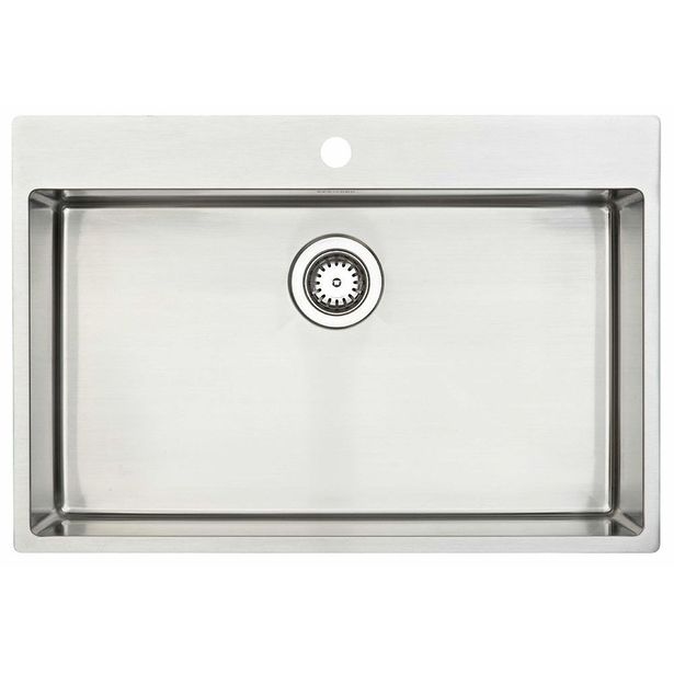 Keittiöallas Lavabo Kubus 720 Soft, 740x500mm, ruostumaton teräs 