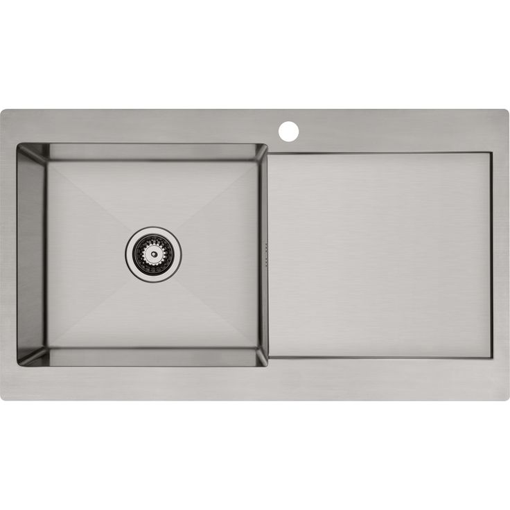 Keittiöallas Lavabo Kubus 900 L Soft, 900x510mm, ruostumaton teräs