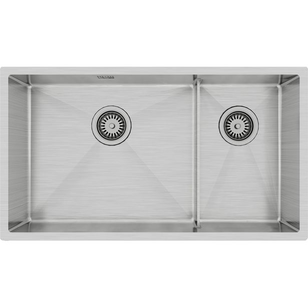 Keittiöallas Lavabo Kubus 780 Soft Slim, 780x440 mm, ruostumaton teräs