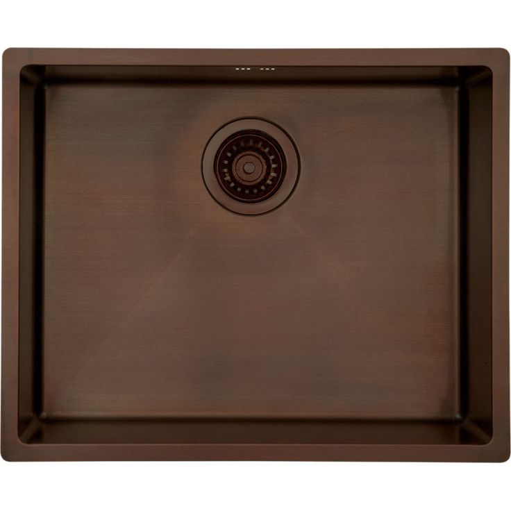 Keittiöallas Lavabo Kubus 500 Soft, 540x440 mm, tummennettu messinki