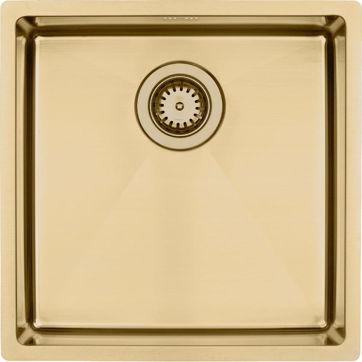 Keittiöallas Lavabo Kubus 400 Soft, 440x440 mm, massiivimessinki