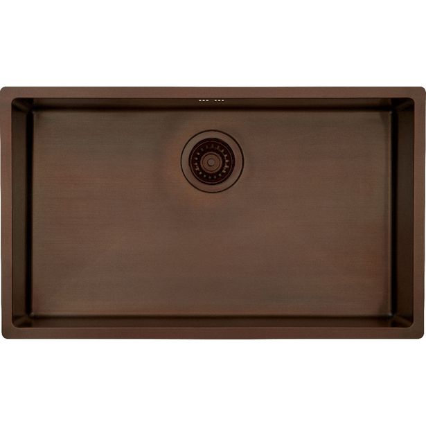 Keittiöallas Lavabo Kubus 700 Soft, 740x440 mm, tummennettu messinki