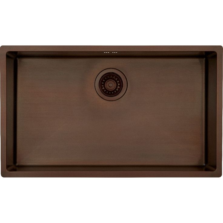 Keittiöallas Lavabo Kubus 700 Soft, 740x440 mm, tummennettu messinki
