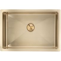 Pesuallas Lavabo Low Brass, 450x340mm, pop-up-pohjaventtiilillä, messinki, Verkkokaupan poistotuote