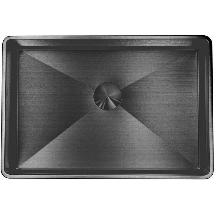 Pesuallas Lavabo High Shadow, 450x320mm, pop-up-pohjaventtiilillä, musta kromi