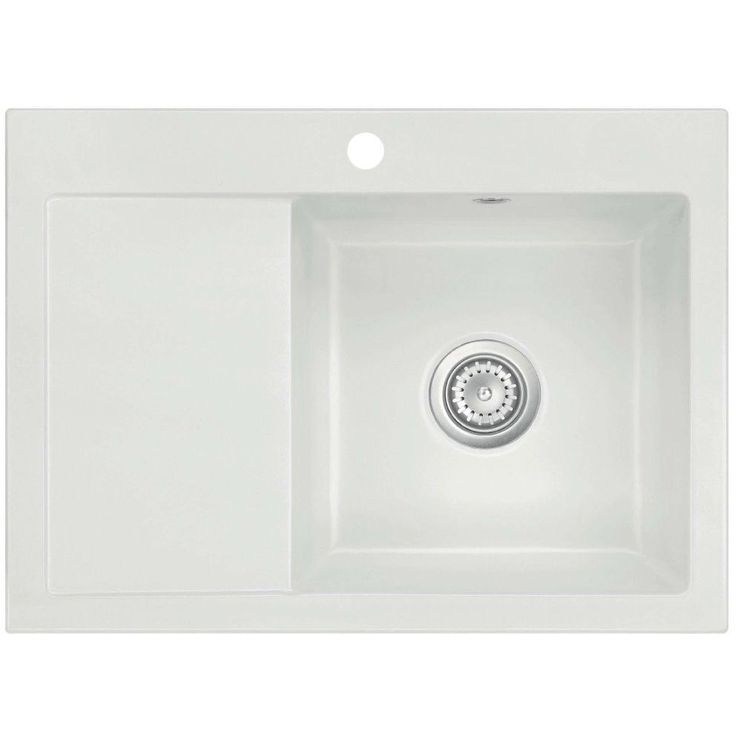 Keittiöallas Lavabo Mera 70, 700x510mm, keraaminen,, valkoinen/kromi
