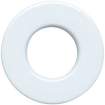 Ylivuotoaukon koristerengas Lavabo, Ø22 mm, valkoinen