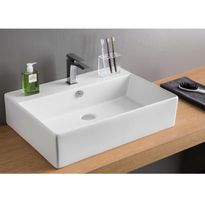 Pesuallas Lavabo Boxo 1015 Slim, 650x480mm, valkoinen 