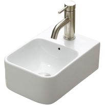 Pesuallas Lavabo Axa 1025, 355x240mm, valkoinen 