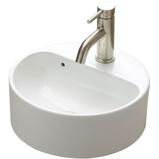 Pesuallas Lavabo Axa Rondo 1035, 350x350mm, valkoinen 