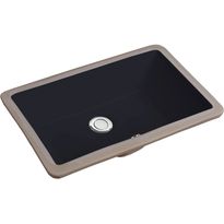 Pesuallas Lavabo Gino 52U, 345x525mm, mattamusta 