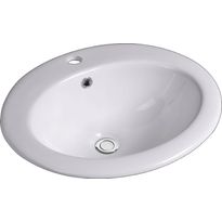 Pesuallas Lavabo Gino 51, 450x510mm, valkoinen 
