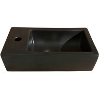 Pesuallas Lavabo Gino 46, 250x460mm, mattamusta 