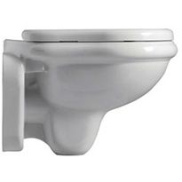 Seinä-WC-istuin Lavabo Retro, valkoinen